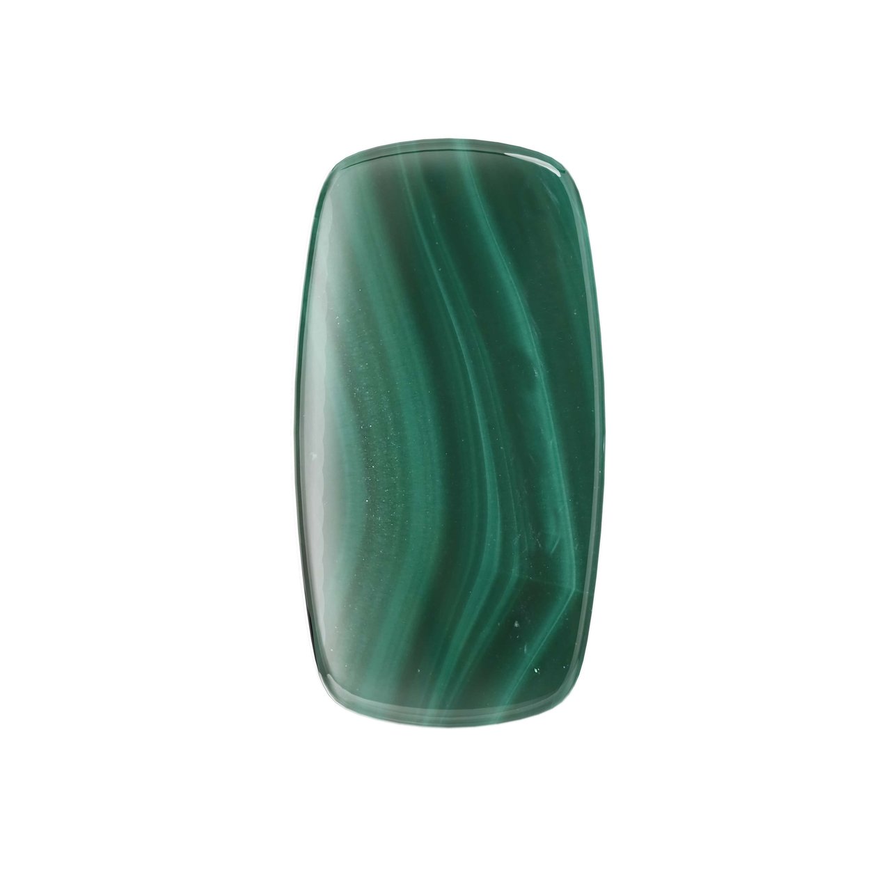 Malachite gemstone cuts