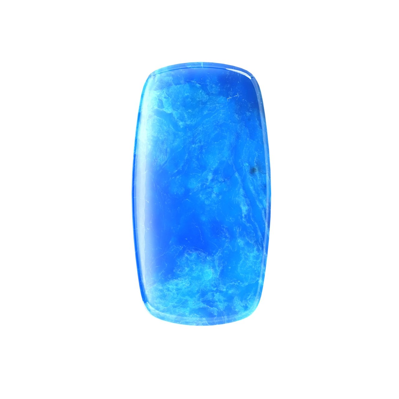 Peruvian opal gemstone cuts