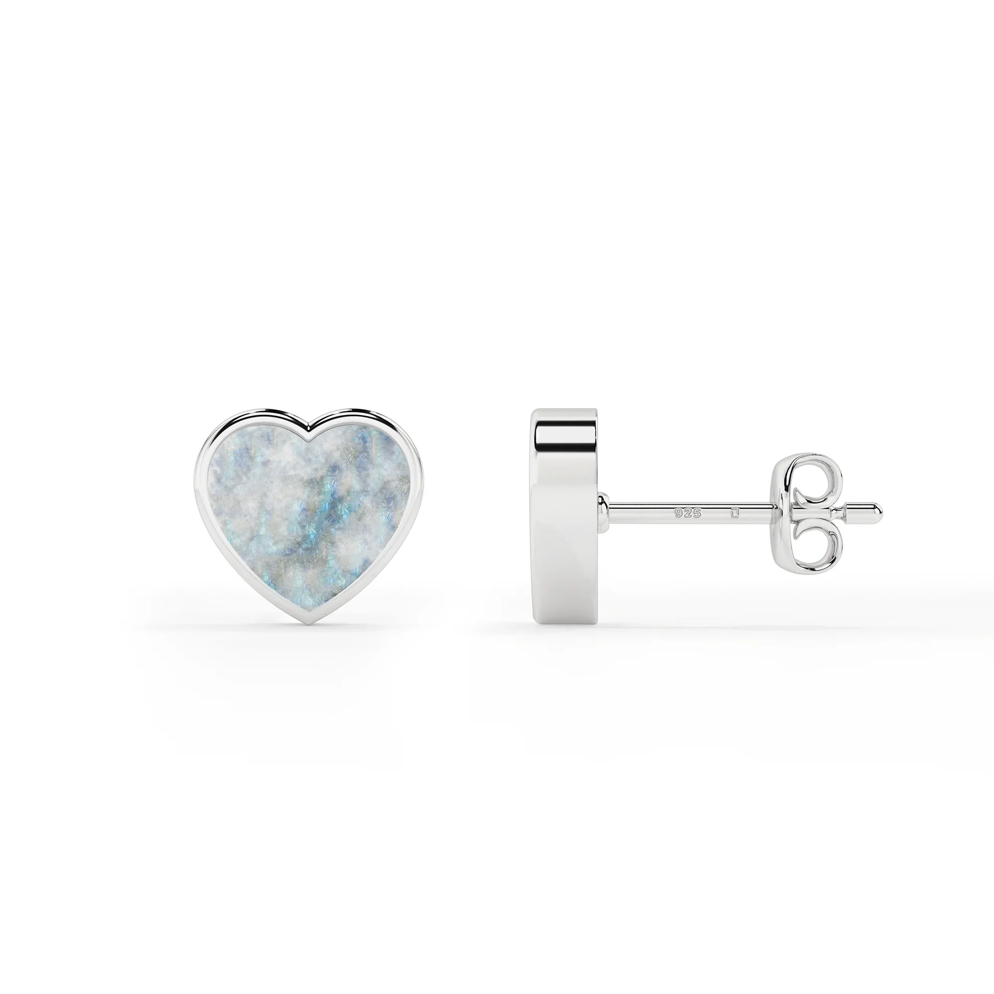 Lapis lazuli pear stud earrings